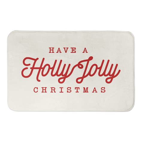 Holly Jolly Christmas Bath Mat | Michaels