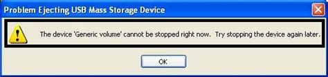 Image result for Problem Ejecting USB Storage Device
