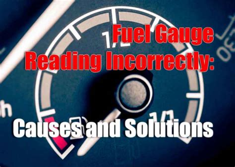 Fuel Gauge Problems 的图像结果
