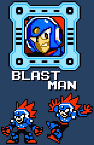 Image result for Block Man 8-Bit
