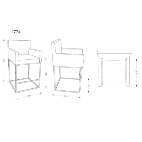 Manhattan Comfort Ambassador Cream and Black 26-in H Counter height ...