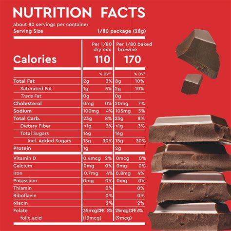 Baker's Corner Brownie Mix Nutrition at Will Hannah blog