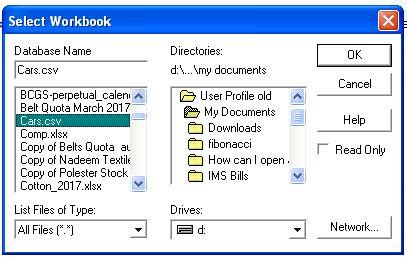 Query Table Excel 的图像结果