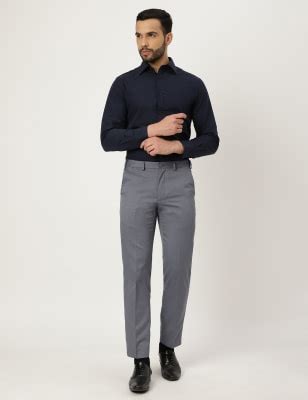 Regular Fit Crease Resistant Trousers