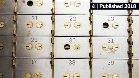 Bank Safe Deposit Box Vault