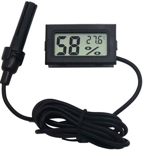 DHRUV-PRO Mini Digital Temperature Humidity Meter Gauge Thermometer ...