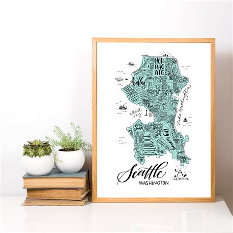 Seattle Area Map 的图像结果