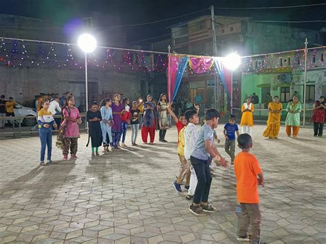 On the first day in Ankleshwar, the sportsmen called out the garba, the ...