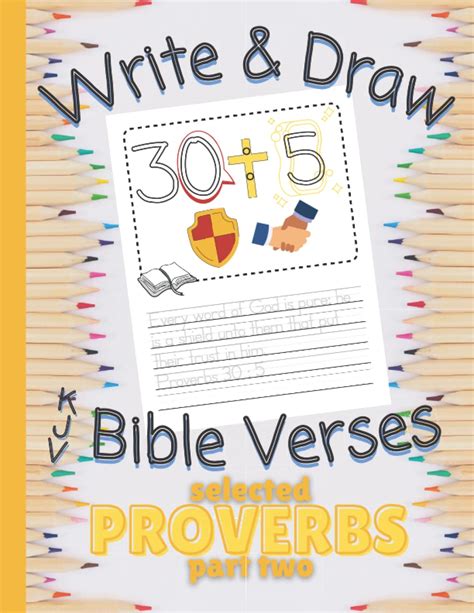 Buy Write & Draw KJV Bible Verses Selected Proverbs Part Two: Release ...