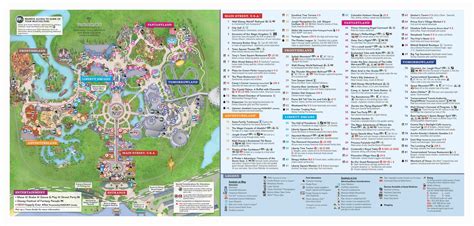 Disneyland Florida Map Magic Kingdom