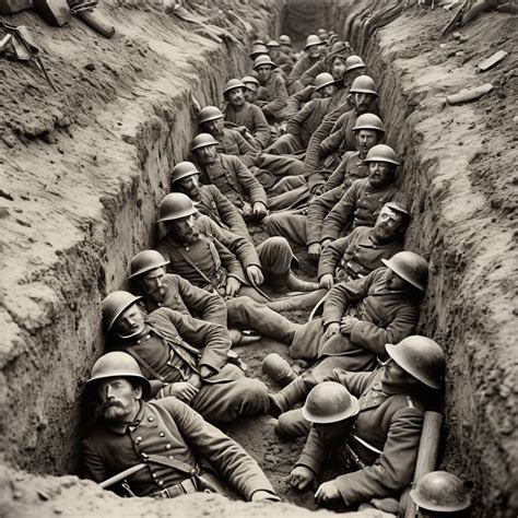 Civil War Soldiers in Trench | Stable Diffusion Online