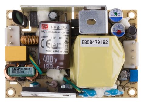RPS-45-5 MEAN WELL | MEAN WELL Switching Power Supply, RPS-45-5, 5V dc ...