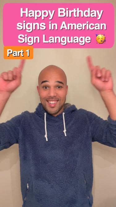 Birthday signs in ASL - Part 1 | Asl sign language, American sign ...
