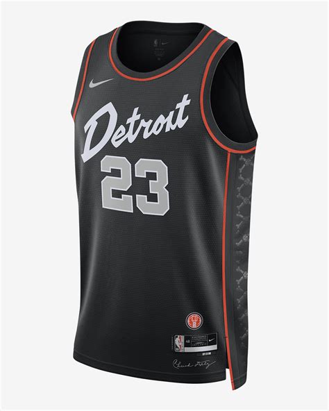 Nike Jaden Ivey Detroit Pistons City Edition 2023/24 Nike Men's Dri-FIT ...