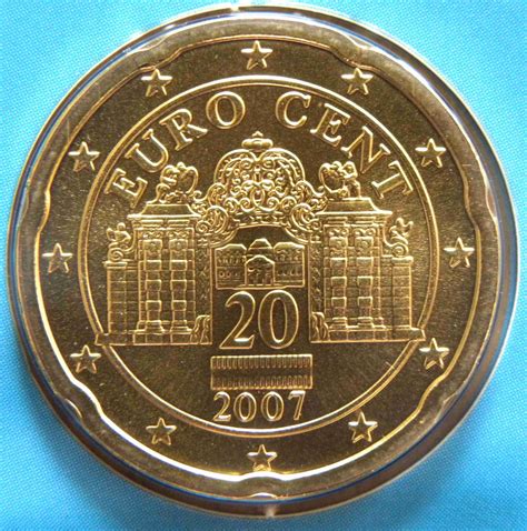 Österreich 20 Cent Münze 2007 - euro-muenzen.tv - Der Online Euromünzen ...
