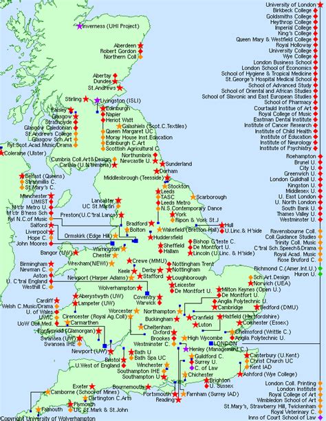 英国大学地图分布，快来看看你心仪的大学都在哪儿？ - 知乎