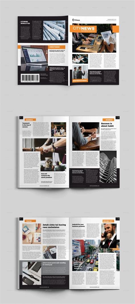 30+ Top InDesign Newsletter Templates & INDD Bulletin Layouts | Graphic design posters layout ...