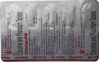Citistar Pm Strip Of 10 Tablets: Uses, Side Effects, Price & Dosage ...