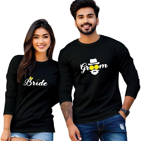 Buy Bouncy Toonz Couple Tshirt Set - Couple Tshirts Combo - Customised ...