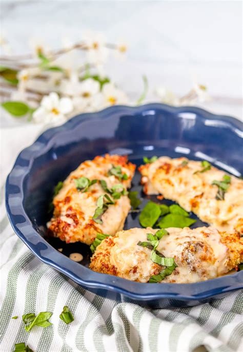 Easy Oven Baked Chicken Parmesan Alfredo - Honest Grub, Honest Foodie