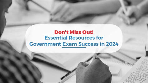 Don't Miss Out! Essential Resources for Government Exam Success in ...