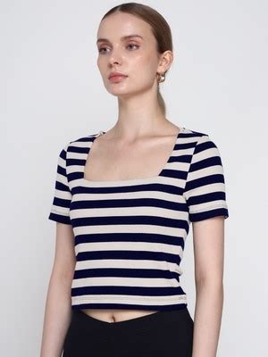 Navy Striped Tshirt