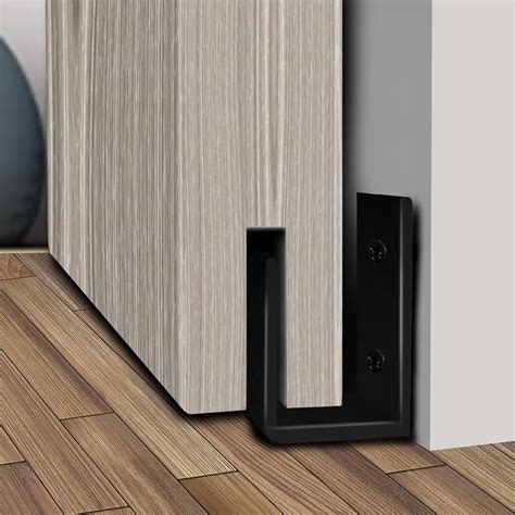 Buy 2 Pack Barn Door Floor Guide Wall Mount Adjustable Pocket Door ...