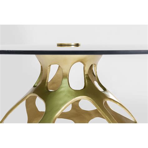 Table Volcano Gold Ø120cm - KARE USA
