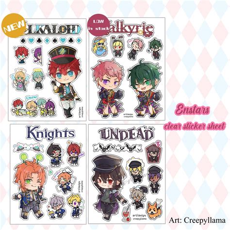 Enstar Deco Sticker Sheet Top Loader Undead Vakylie Knight Alkaloid - Etsy