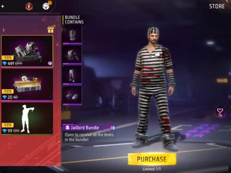 Free Fire Max में Jailbird Bundle पाने का मौका, Daily Special में करें ...