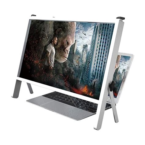 SAUNUOWL 3D Laptop Screen Magnifier, Foldable Laptop Screen Magnifying Compatible with 15~20 ...