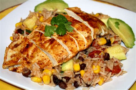 Spicy Grilled Chicken with Baja Black Beans and Rice | Recipe | Chicken ...