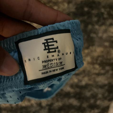 UNC Eric Emmanuel Shorts made in New York two deep... - Depop