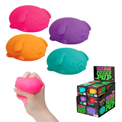 Shylling Nee-Doh Funky Pup Fidget Toy Sensory Tool Squishy Ball – Adventure Awaits