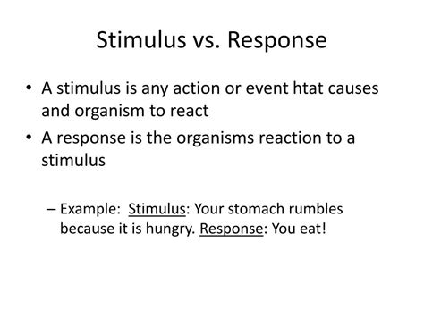 Response to Stimuli Example 的图像结果