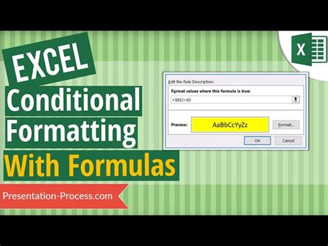 Formatting in Excel 2016 的图像结果