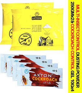 AXTON Best Multi Insect Control Dusting Powder & Cockroach Control Gel ...
