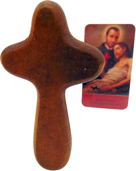 St Camillus Hand Held Cross with Prayer for Healing India | Ubuy