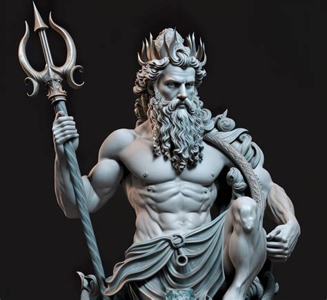 Greek God Poseidon Art 4k+ - Etsy | Art mythologie grecque, Mythologie ...