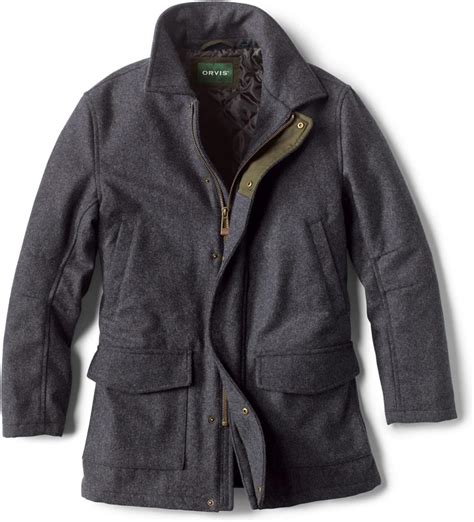 Orvis Men's Wool Driving Coat at Amazon Men’s Clothing store