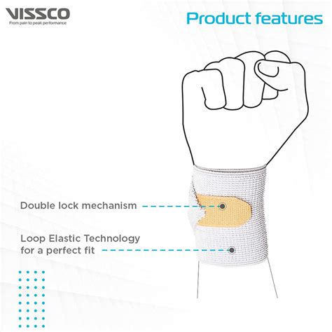 Vissco Double Lock Wrist Binder, 1 Count Price, Uses, Side Effects ...