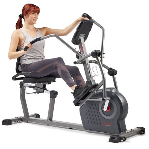 Performance Elite Magnetic Recumbent Elliptical Cross Trainer | Sunny ...