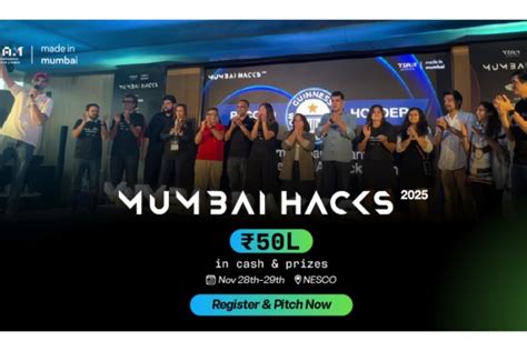 TEAM returns with MumbaiHacks 2025: 3,000 plus innovators compete for ...