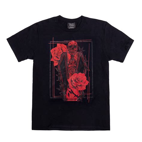 Roses of Death Black Tshirt – KUSH COMA