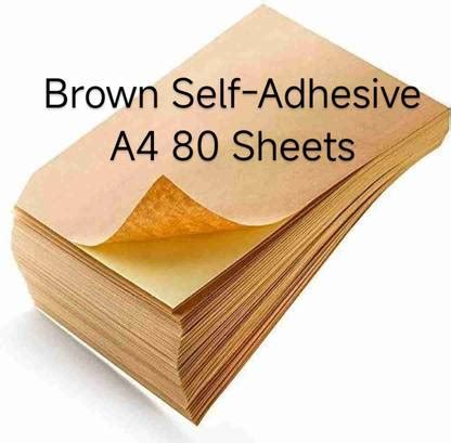 samfashion A4 Brown 80 Sheets Printable Inkjet Laser inktank 120 GSM 1 ...