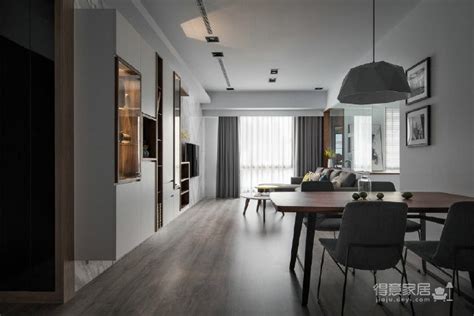 黑白灰 110平米现代简约风格家居设计（图） - 家居装修知识网