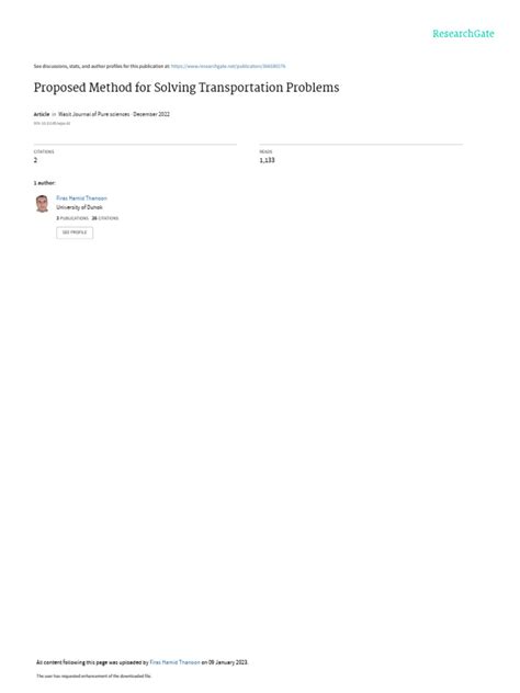 Image result for Solving Using Transportation Method