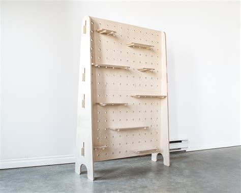Diy Pegboard Floor Stand at Gertrude Wanamaker blog
