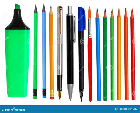 Pens And Pencils Royalty Free Stock Photos - Image: 11930168