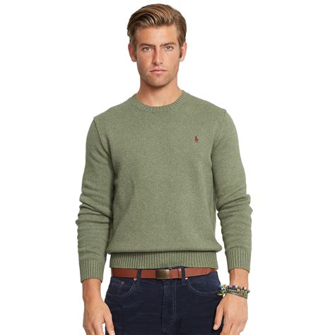 Mens Green Crew Neck Sweaters at Matthew Mendelsohn blog